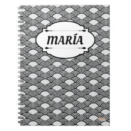 Cuaderno Asian Pattern Notizblock