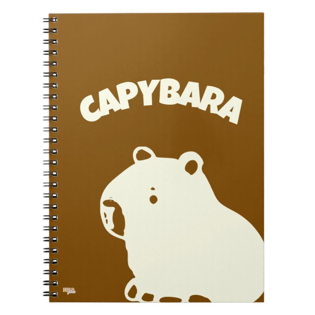 Cuaderno Capybara Inversed Color Notizblock (Vorderseite)