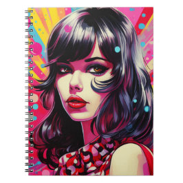 Cuaderno Comic Pop Art Girl Notizblock