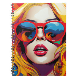 Cuaderno Comic Pop Art Girl Notizblock
