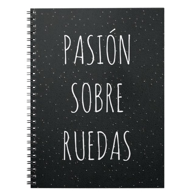 Cuaderno con frase del mundo del motor  notizblock (Vorderseite)