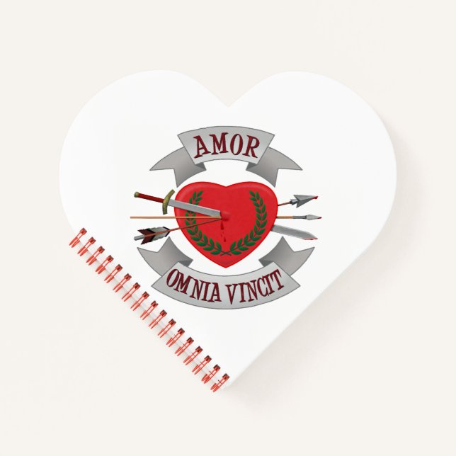 Cuaderno de Amor Omnia Vincit Notizbuch (Vorderseite)