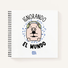 Cuaderno de espiral│Ignorando el mundo Notizbuch