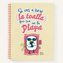 Cuaderno de espiral│Si vas a tirar la toalla