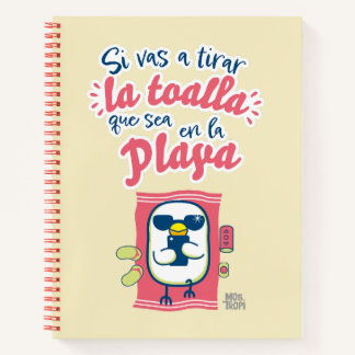 Cuaderno de espiral│Si vas a tirar la toalla Notizbuch