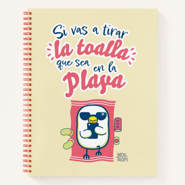 Cuaderno de espiral│Si vas a tirar la toalla Notizbuch (Vorderseite)