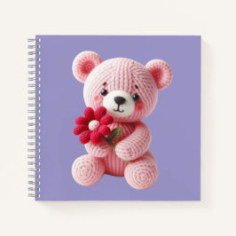 Cuaderno espiral con diseño de lindo osito notizbuch
