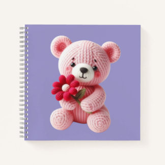 Cuaderno espiral con diseño de lindo osito notizbuch