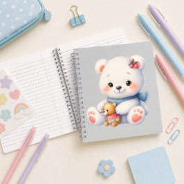 Cuaderno espiral con diseño de lindo osito notizbuch