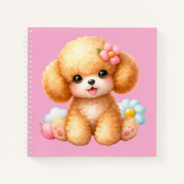 Cuaderno espiral con diseño de lindo perrito notizbuch