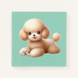 Cuaderno espiral con diseño de lindo perrito notizbuch