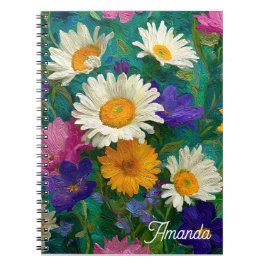 Cuaderno Flores Inspiración Vincent van Gogh Notizblock