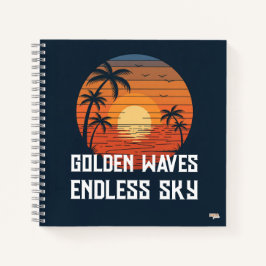 Cuaderno Golden Waves Endless Sky Notizbuch