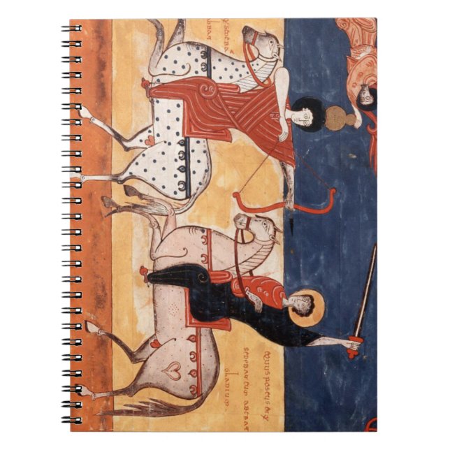 Cuaderno guerreros medievales notizblock (Vorderseite)