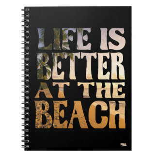 Cuaderno Life is Better at the Beach Notizblock