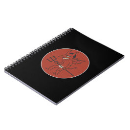 Cuaderno original personalizado satanista diablo.  notizblock
