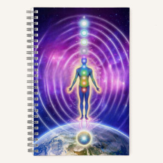 Cuaderno sistema de chakras, meditation journal notizbuch