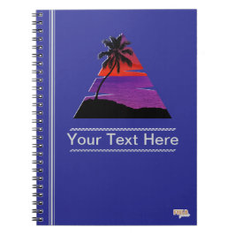 Cuaderno Sunset Beach Palm Notizblock