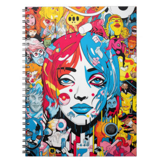 Cuaderno Terror Pop Art Notizblock
