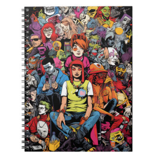 Cuaderno Terror Pop Art Notizblock