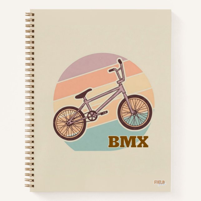Cuaderno Vintage BMX Pastel Notizbuch (Vorderseite)