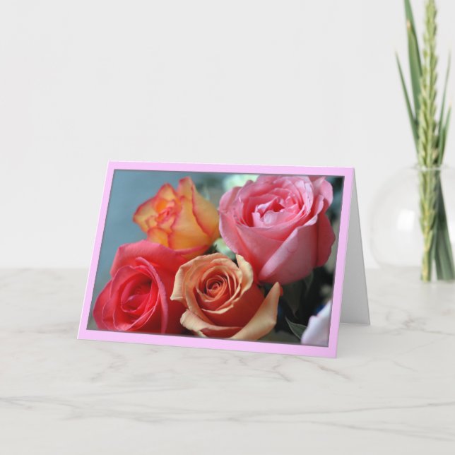 "Cuatro Rosas " Karte (Vorderseite)