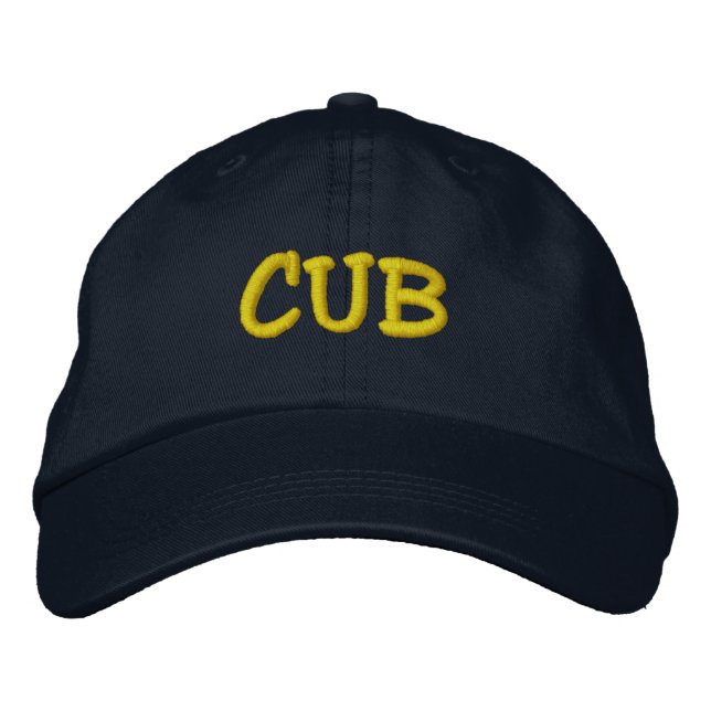 CUB BESTICKTE BASEBALLKAPPE (Vorderseite)