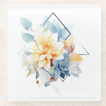 Cub-Blume: Hochzeitsuntersetzer