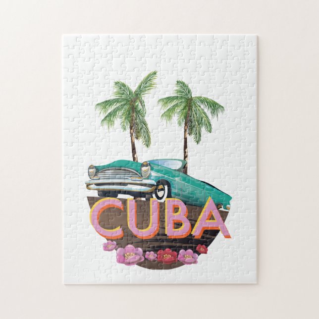 Cuba Classic Car Logo (Vertikal)