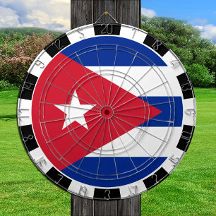 Cuba Dartboard & Cuban Flag / Spielbrett Dartscheibe