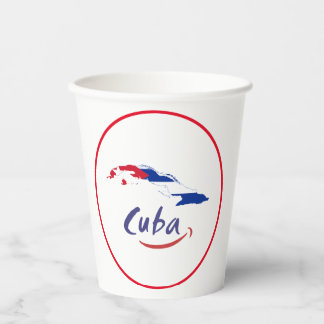 Cuba Fahne Design Pappbecher