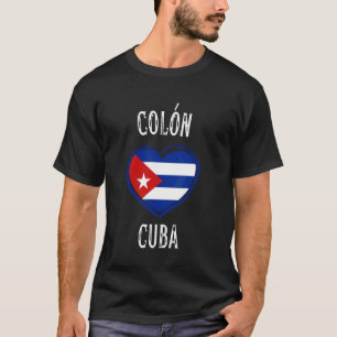 Cuba Flag Heart Colon City T-Shirt