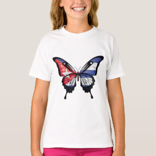 Cuba Frack Butterfly Flag Sticker T-Shirt