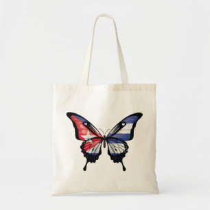 Cuba Frack Butterfly Flag Sticker Tragetasche