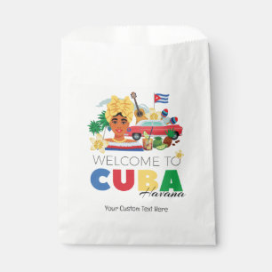 Cuba Havana Benutzerdefinierter Text Geschenktütchen