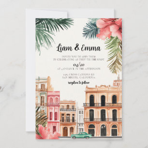 Cuba Havana Faire-part de mariage destination mari