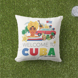 Cuba Havana Kissen