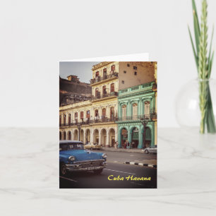 Cuba Havana Vintage Classic Car Cityscape