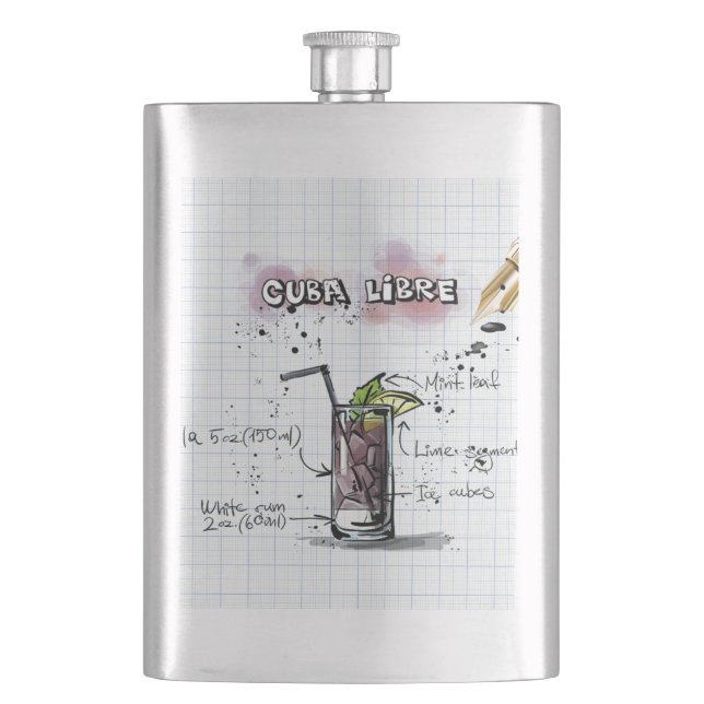 Cuba Libre Flachmann (Vorderseite)