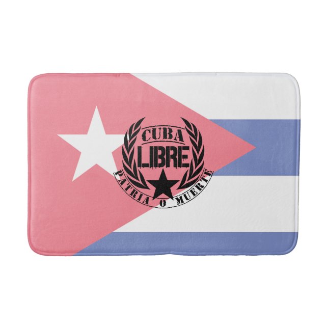 Cuba Libre Motto Laurels Badematte (Vorderseite)