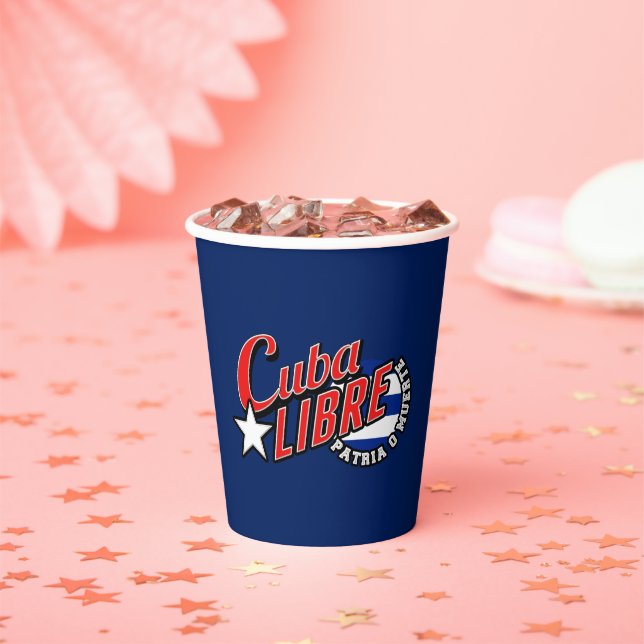 Cuba Libre Motto Pappbecher (Insitu)