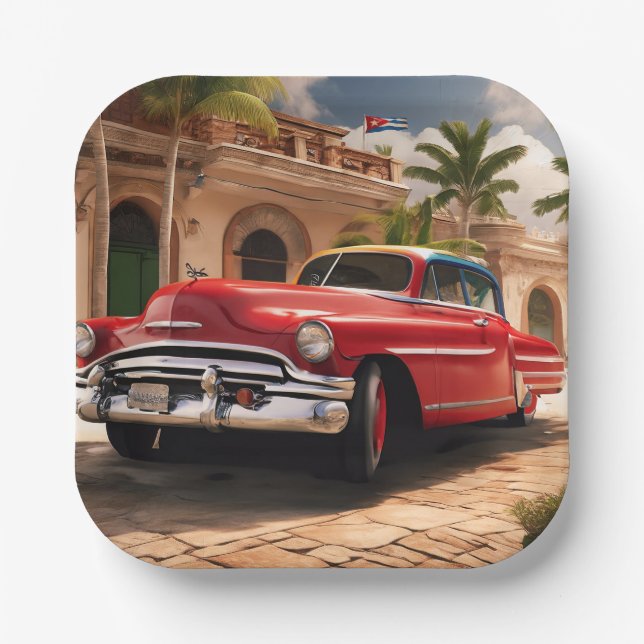 ¡Cuba Libre! Pappteller (Vorderseite)