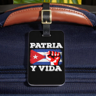 Cuba Patria Y Vida Cubano National Flag Gepäckanhänger