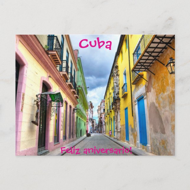 Cuba Postcard Postkarte (Vorderseite)