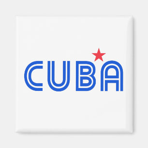 Cuba Retro Magnet