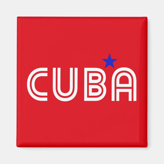 Cuba Retro Magnet (Vorne)