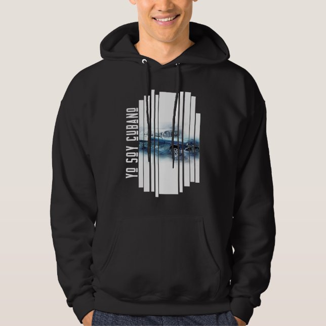 CUBA YO SOY CUBANO  SUMMER RETRO CAR CUBAN STYLE HOODIE (Vorderseite)