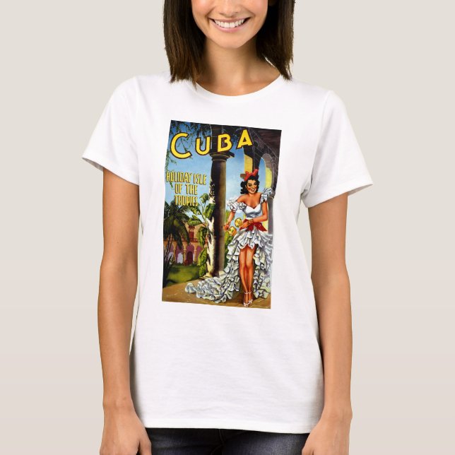 Cuban Dancer Vintage Travel T-Shirt (Vorderseite)