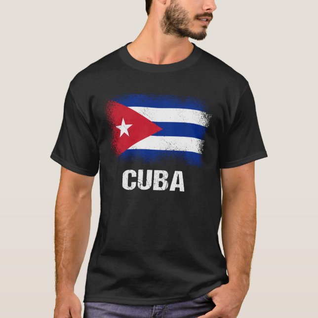 Cuban Flag Cuba 1 T-Shirt (Vorderseite)