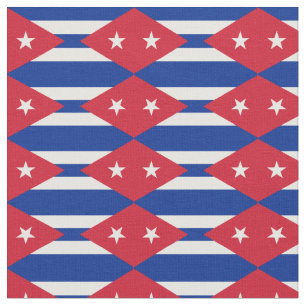 Cuban Flag & Cuba Trendy Fabric /mode Stoff